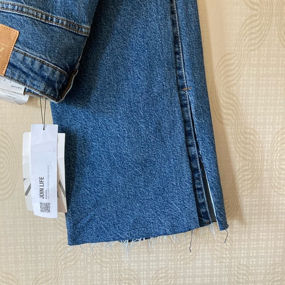 ZARA Slim Flare Blue Jeans - Picture 3 of 7